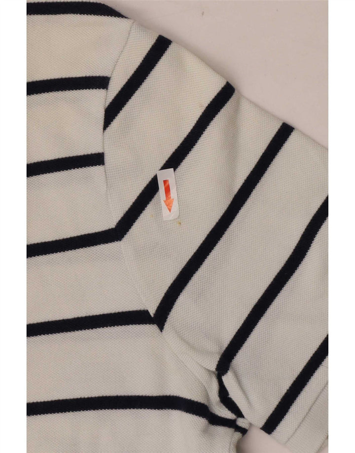 Camisa Polo Ralph Lauren Hombre Mediana Algodón A Rayas Blancas