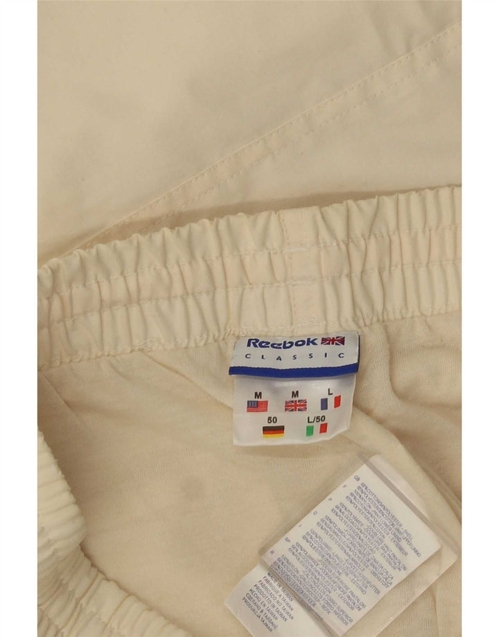 Bermudas Reebok Hombre Sport Shorts Algodón Beige Medio