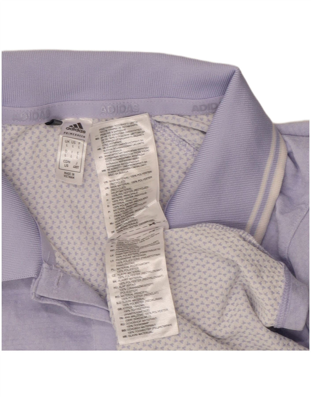 Polo ADIDAS para mujer UK 44 Poliéster morado grande