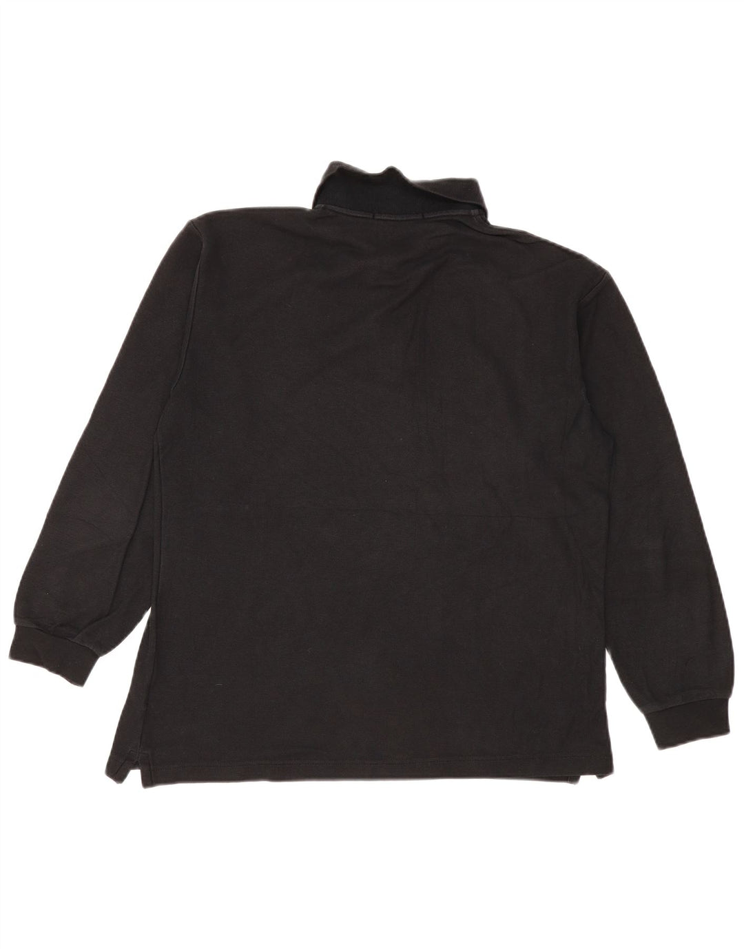 Fila Polo De Manga Larga Para Hombre IT 50 Medium Negro Algodón