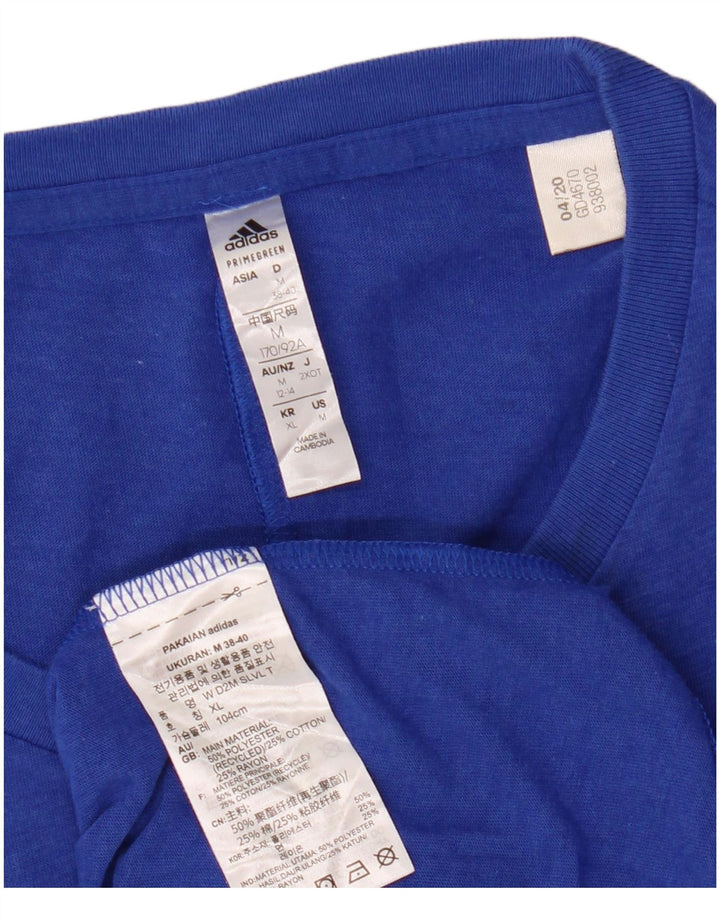 Adidas Hombre Aeroready Chaleco Top UK 38/40 Medio Azul Poliéster