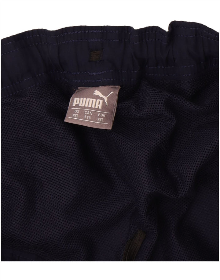 Puma Pantalones cortos deportivos para hombre 2XL Azul marino