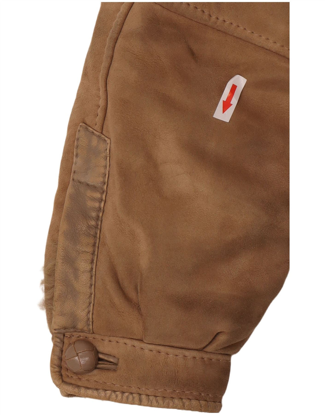 Chaqueta vintage de mujer shearling IT 44 Medium Beige Shearling