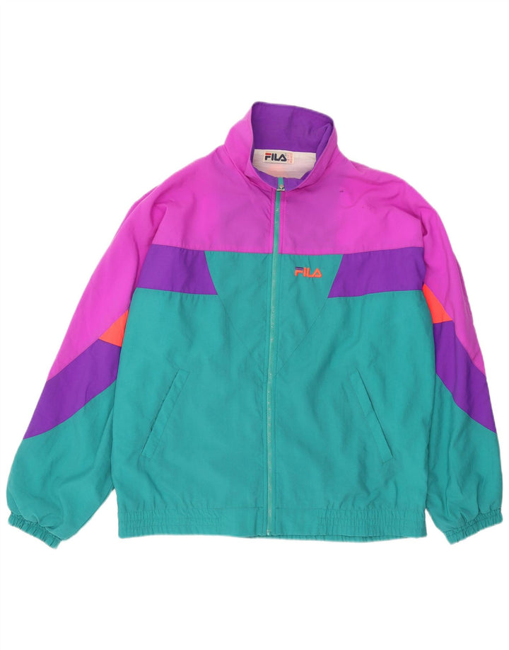Fila Chándal completo para hombre IT 54 XL Poliamida verde color block