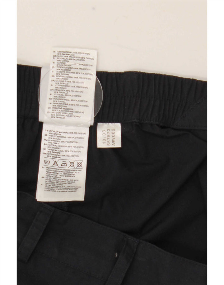 Pantalón Cargo Recto Adidas Hombre Mediano W32 L31 Poliéster Azul Marino