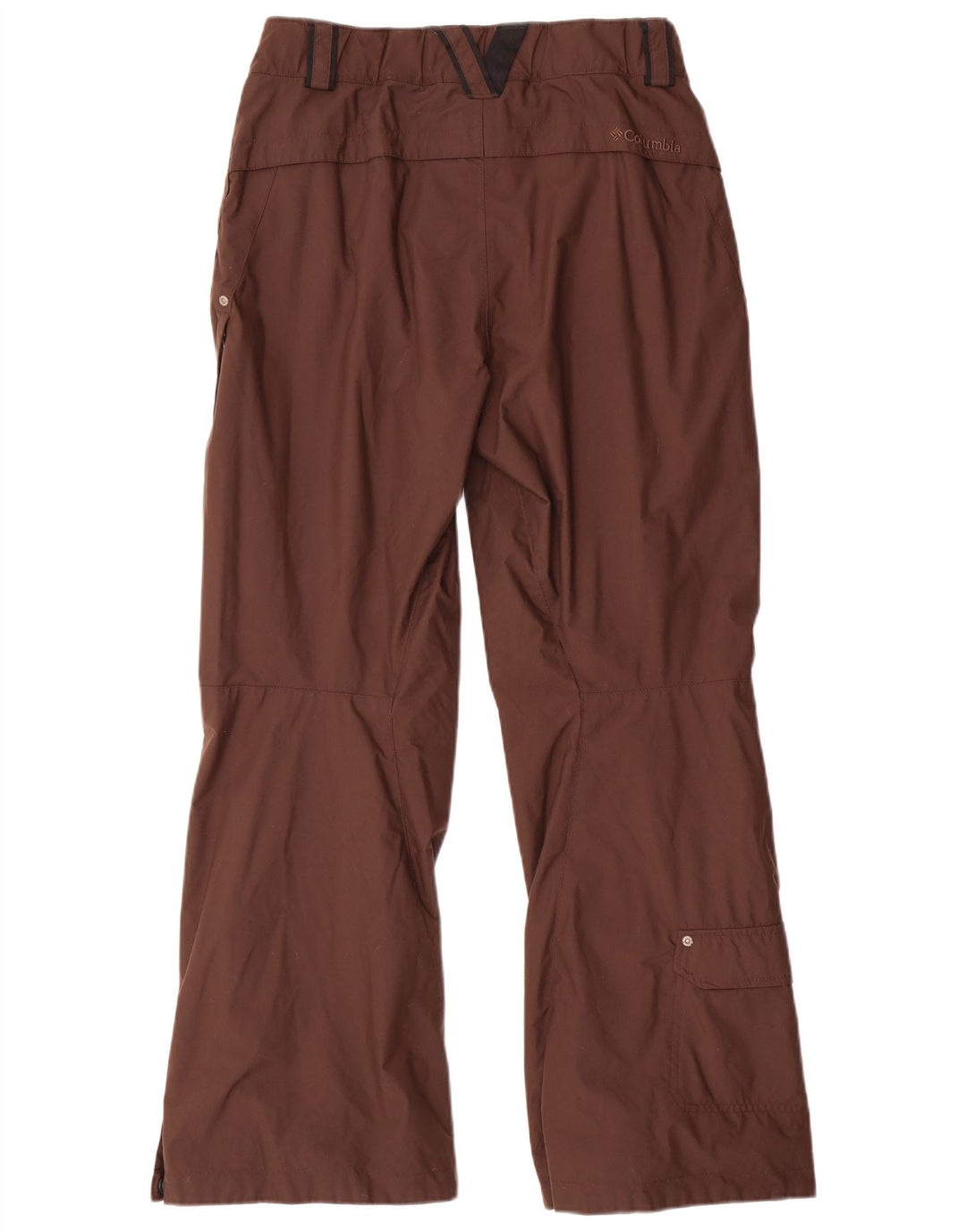 COLUMBIA Pantalones de esquí para mujer UK 10 Small Brown Nylon