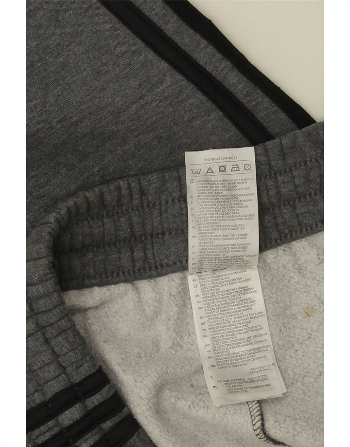 Adidas Hombre Pantalones De Chándal Joggers Gris Medio Algodón