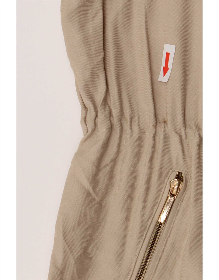Zara Mujer Chaqueta Reino Unido 6 XS Beige