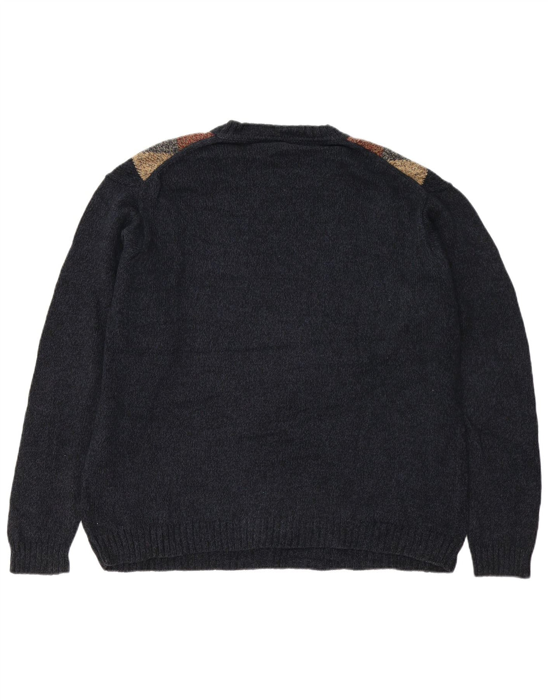 DOCKERS Jersey de cuello redondo para hombre XL Azul marino Argyle/Diamond Cotton