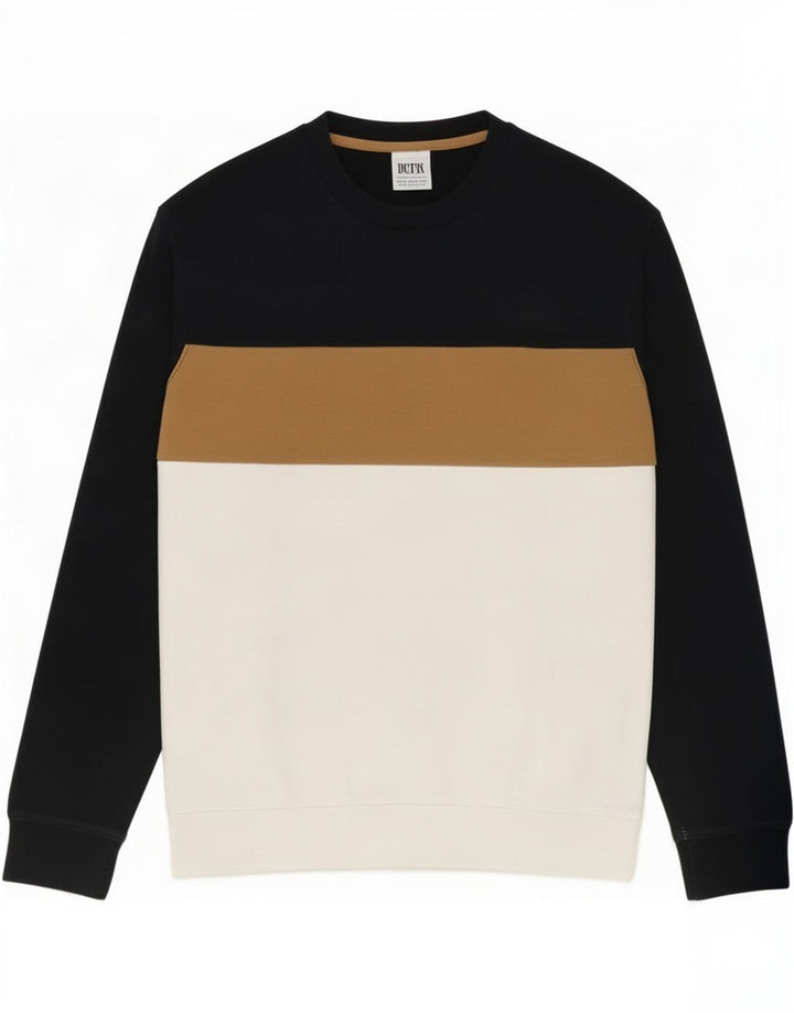 Zara Hombre Sudadera Jumper Medium Multicolor Colorblock