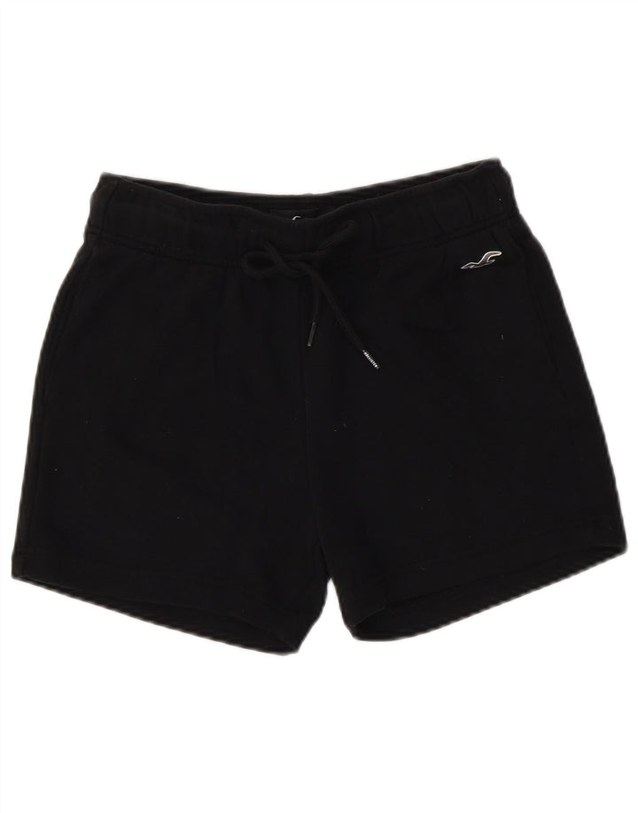 HOLLISTER Pantalones cortos deportivos para mujer UK 6 XS Algodón negro