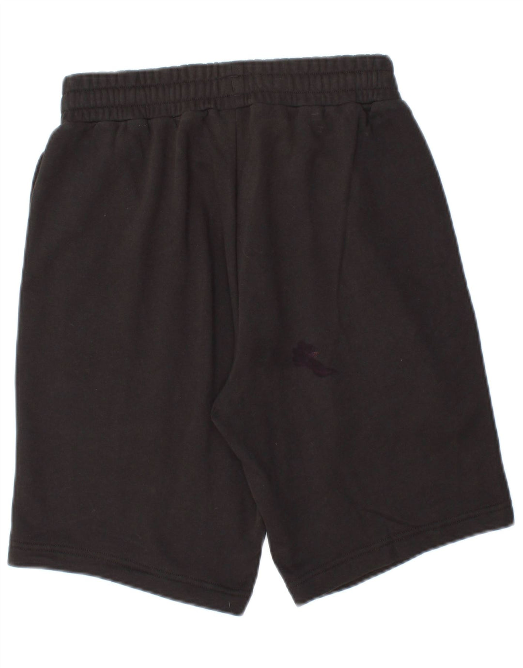 Puma Pantalones cortos deportivos gráficos para hombre pequeños de algodón negro