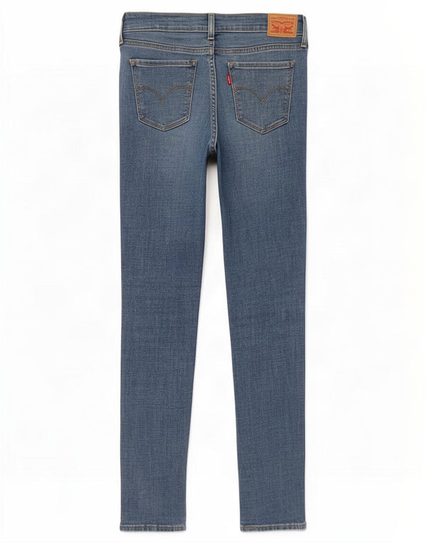 Levi's Mujer 711 Skinny Jeans W27 L30 Algodón Azul