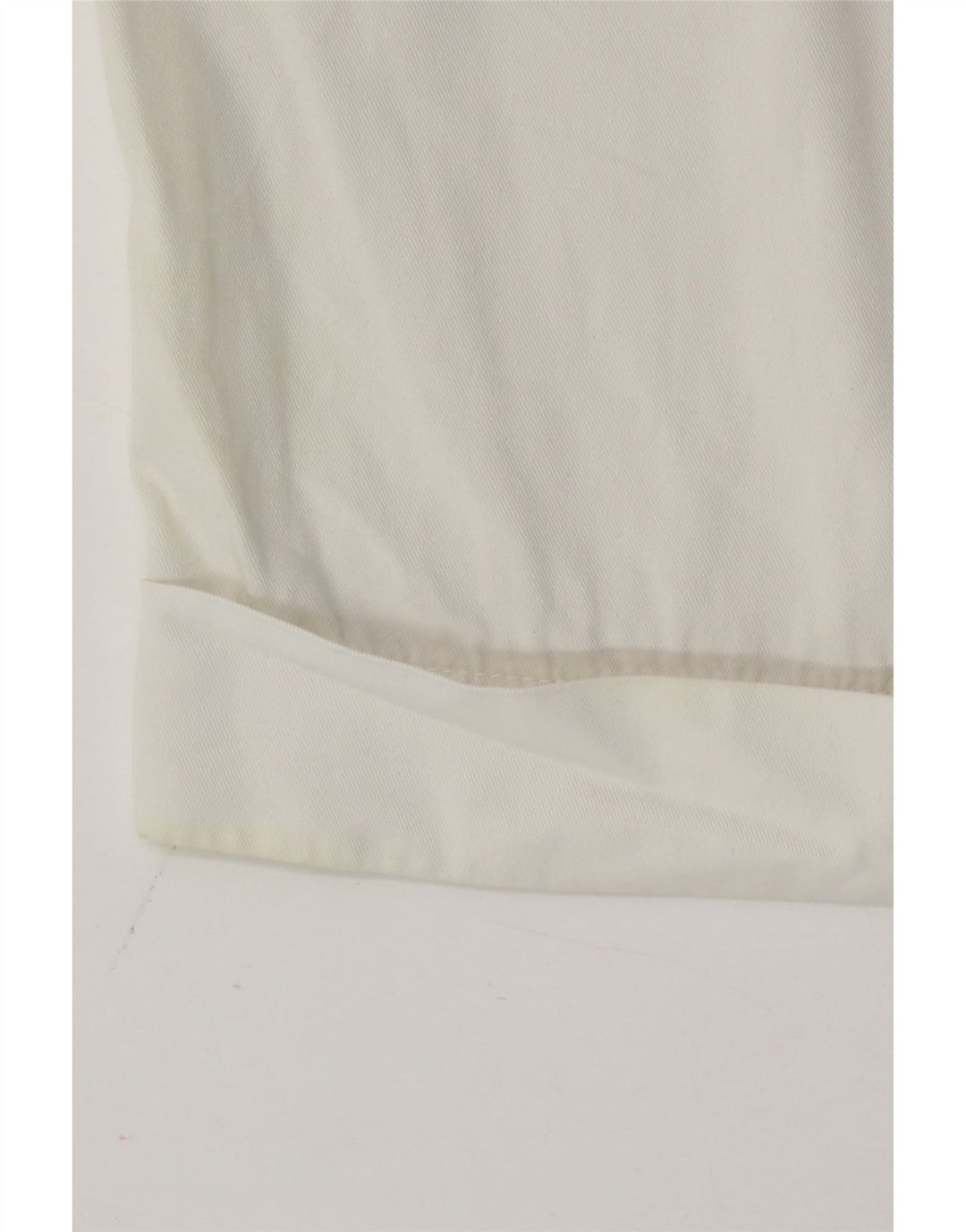 Pantalones Cortos Chinos Benetton IT 42 Medium W30 Blanco Algodón