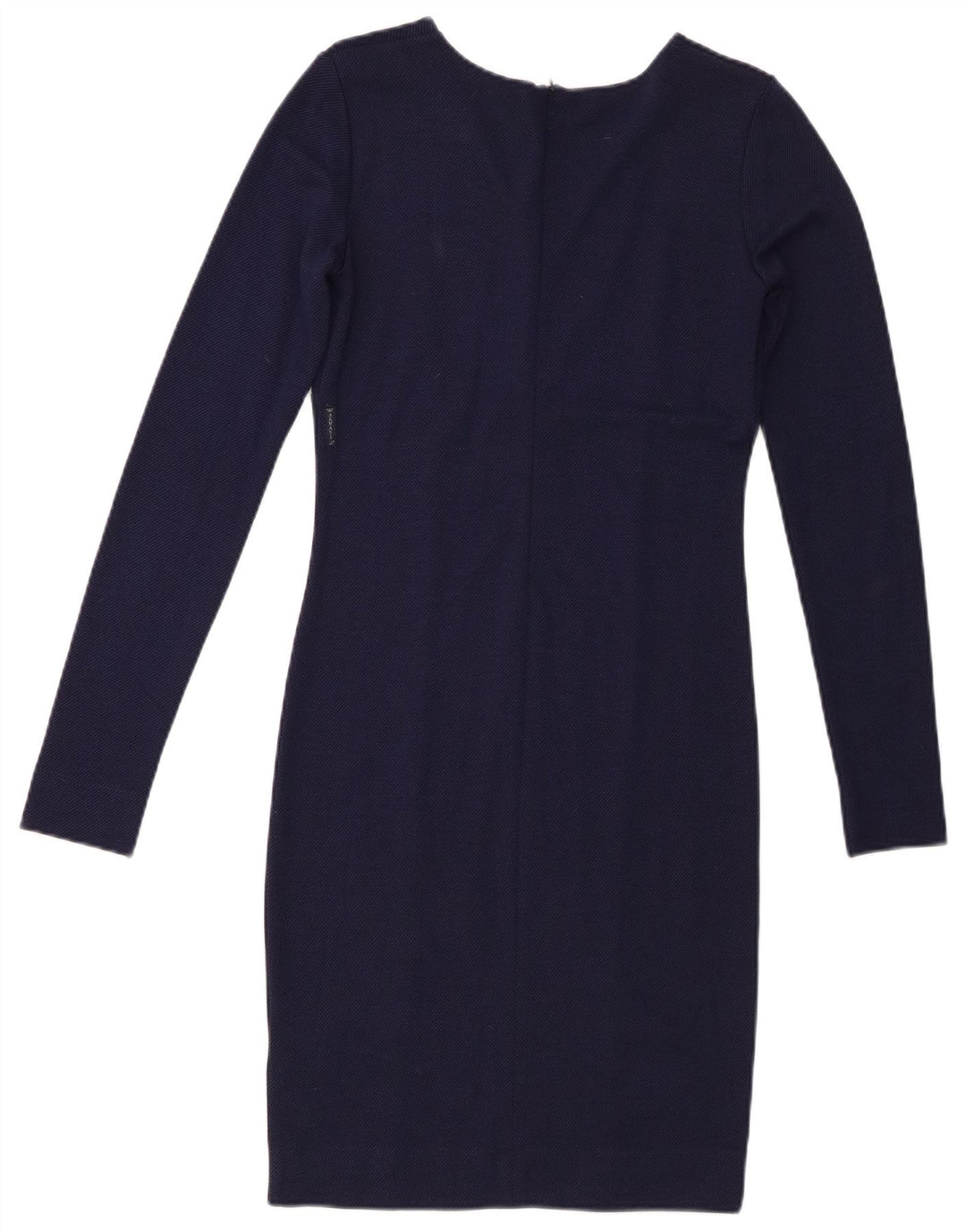 Armani Jeans Vestido tubo de manga larga para mujer EU 40 Viscosa azul marino mediano