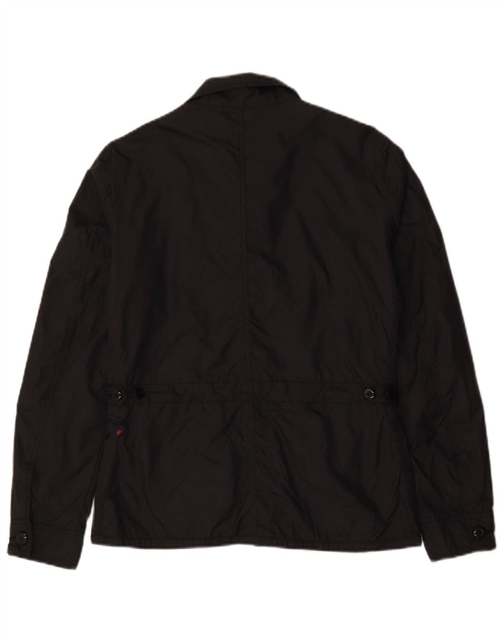 Chaqueta militar Kappa para mujer UK 44 Mediana Poliamida negra