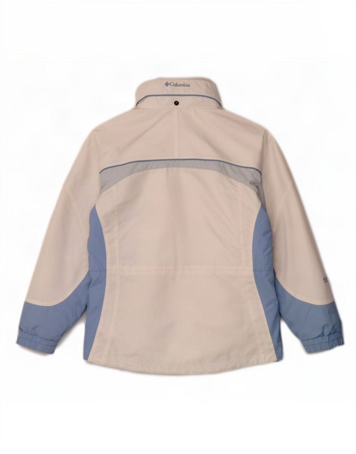 Columbia Chaqueta cortavientos Interchange para mujer Reino Unido 46 Grande Blanco