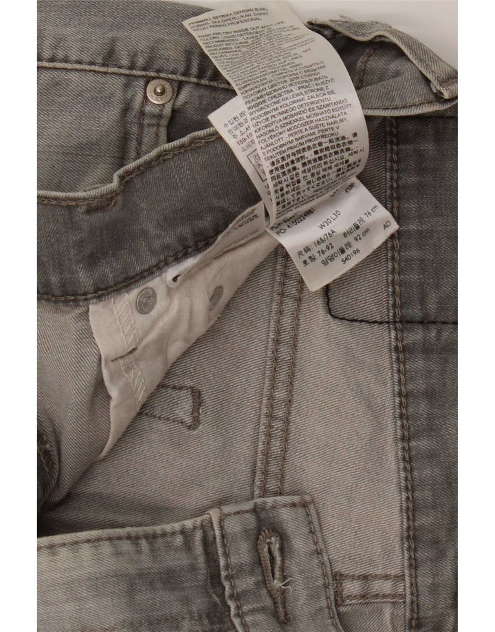 Levi's Vaqueros ajustados para hombre W30 L30 Algodón gris