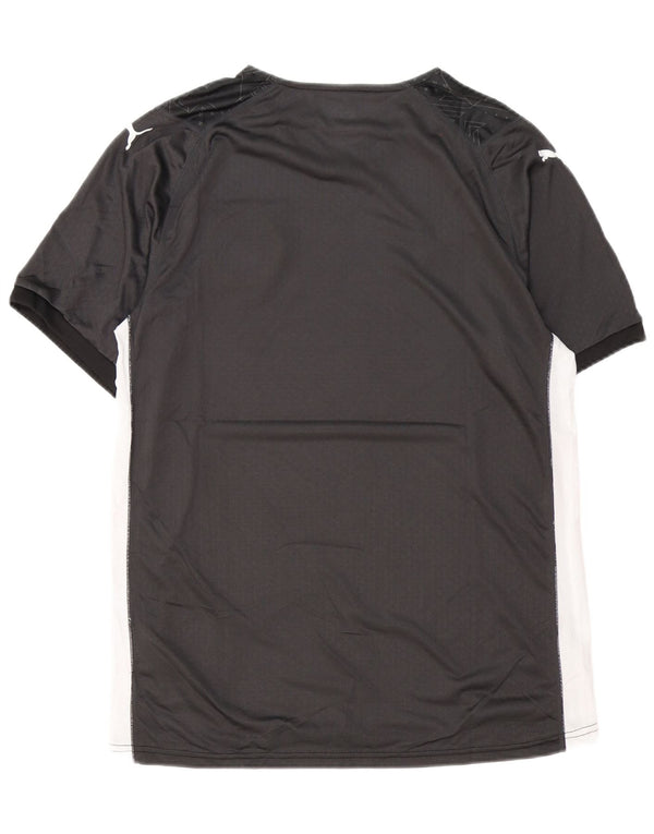 Puma Camiseta gráfica para hombre Top XL Poliéster geométrico negro