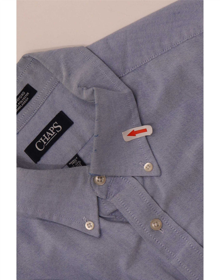 Chaps Camisa para hombre Talla 17 1/2 XL Algodón azul