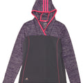 Adidas Mujer Climawarm Top Manga Larga UK 12 Gris Medio Colorblock