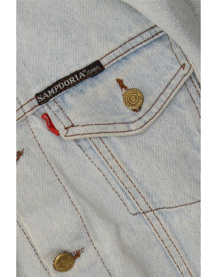 Chaqueta Vaquera Vintage Niño 11-12 Años Azul