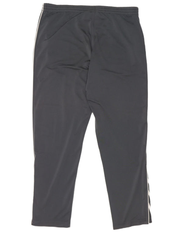 Adidas Pantalones de chándal para hombre UK 42/44 Large Gris Poliéster