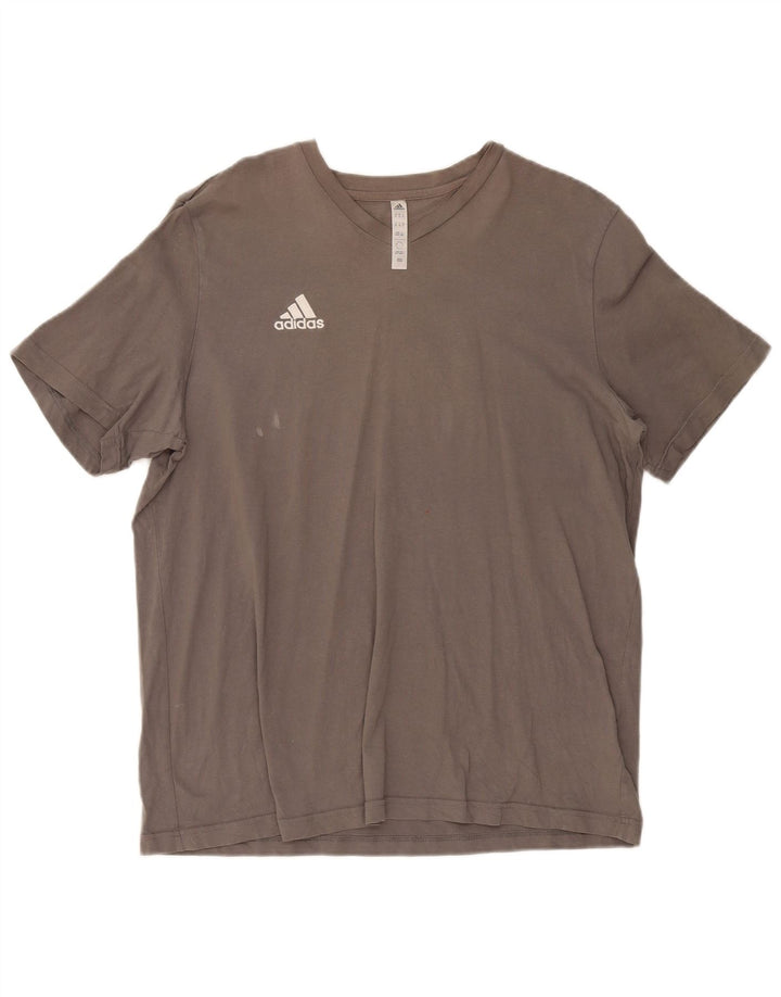 Adidas Camiseta Hombre Top XL Gris Algodón