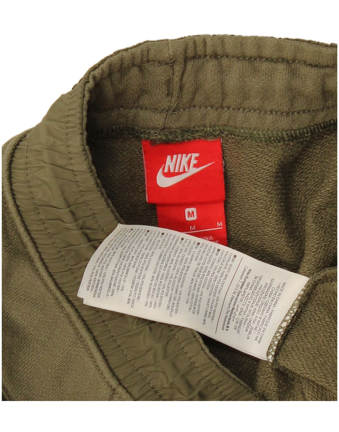NIKE Shorts deportivos con gráficos para hombre Algodón caqui medio