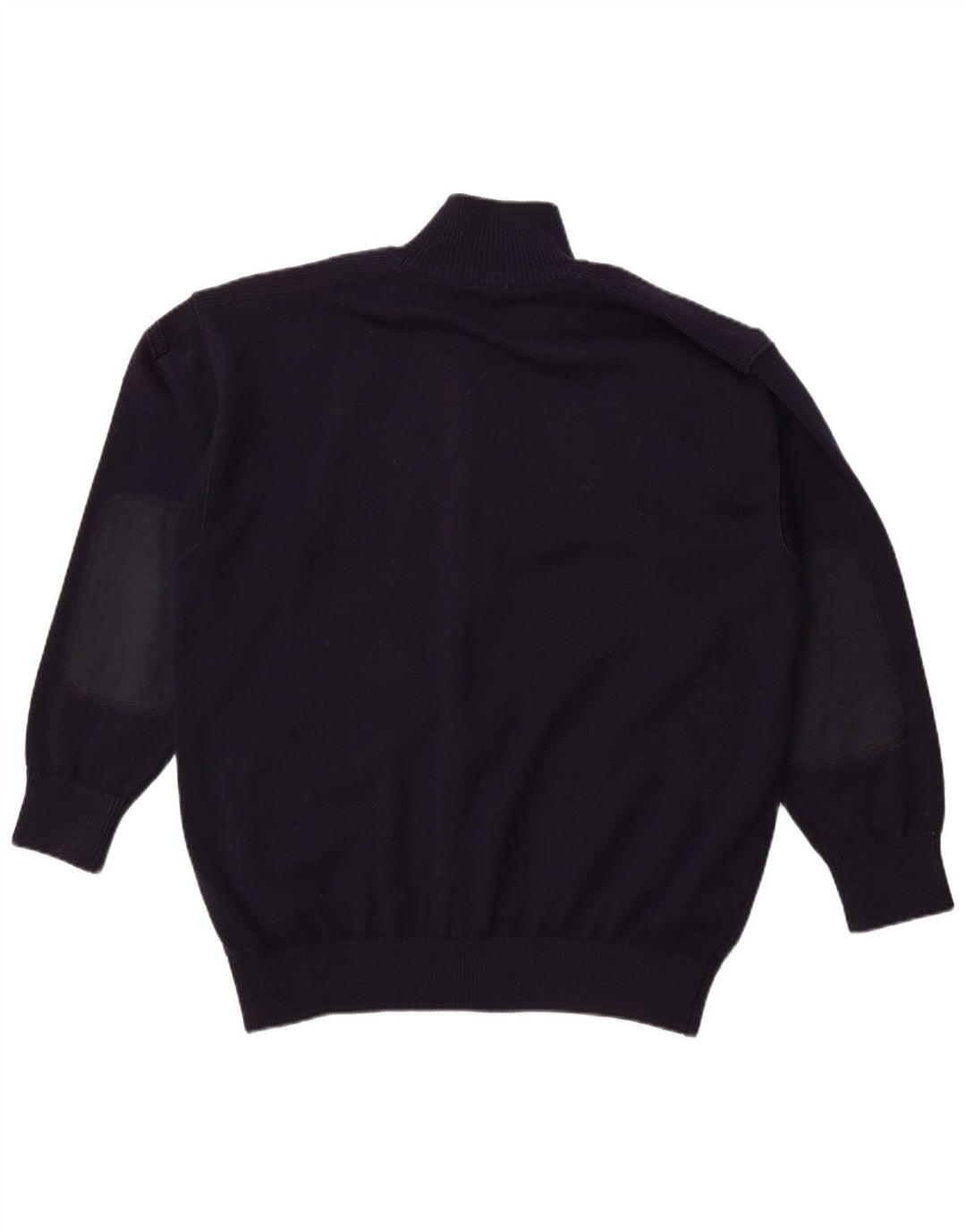 BLUE DRAKE Suéter tipo cárdigan para hombre XL Lana azul marino