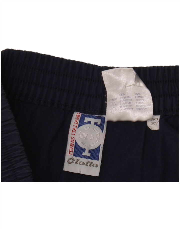 Lotto Pantalones cortos chinos para hombre UK 38/40 Medium W30 Azul marino Poliéster
