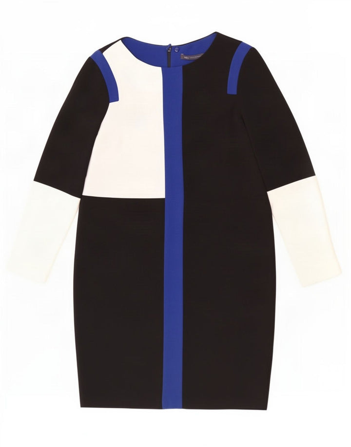 Marks & Spencer Vestido recto para mujer UK 40 Mediano Bloque de color negro