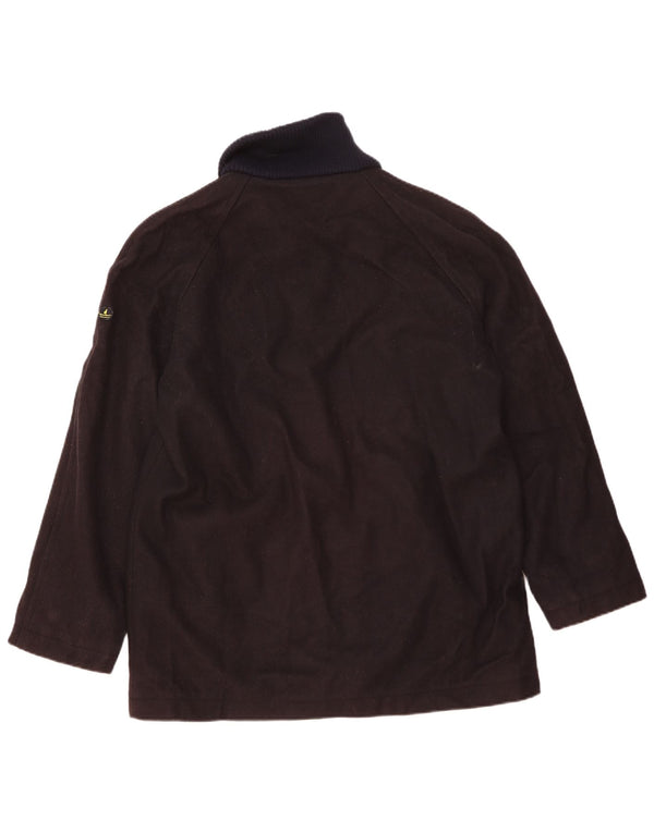 Navigare Chaqueta Bomber para Hombre UK 42 XL Lana Azul Marino