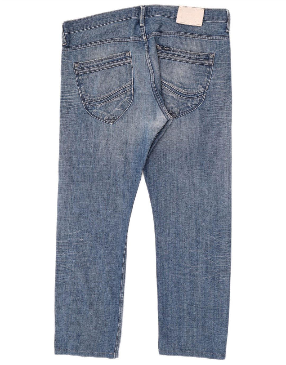 Lee Vaqueros Rectos Zed para Hombre W38 L30 Algodón Azul