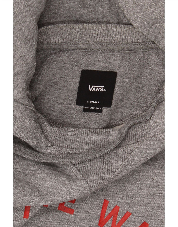 Vans Sudadera con capucha gráfica para hombre XS Gris