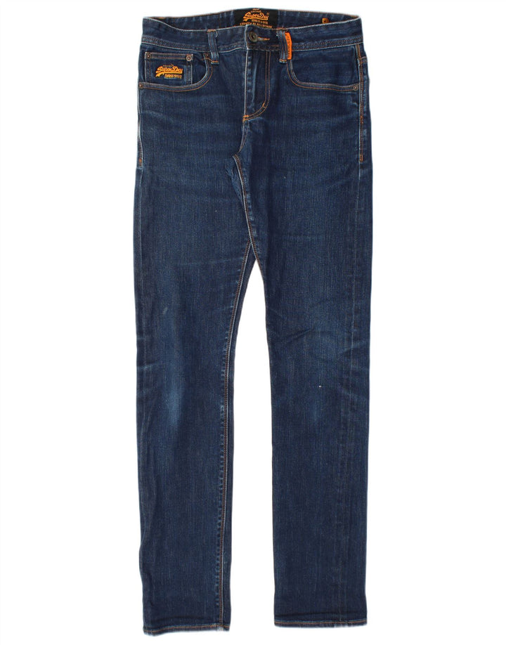 Superdry Vaqueros ajustados para hombre W28 L32 Algodón azul