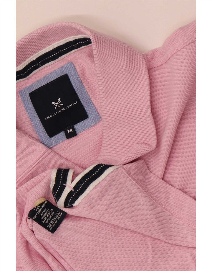 Crew Clothing Polo para hombre de algodón rosa medio