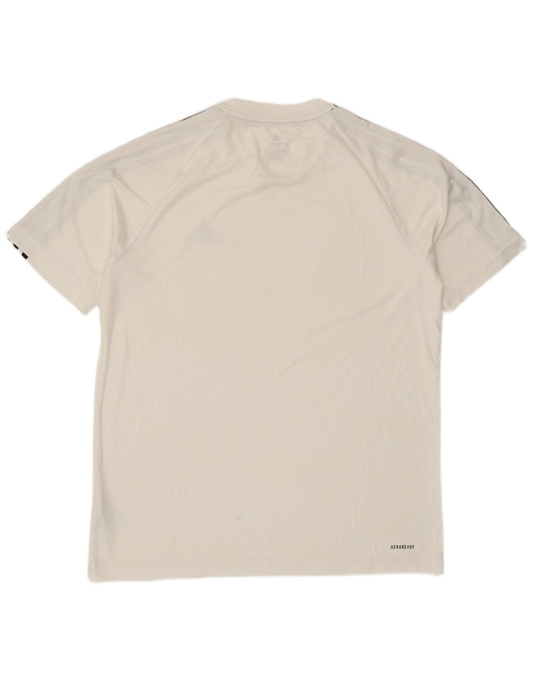 Adidas Hombre Aeroready Camiseta Top Medio Blanco Poliéster