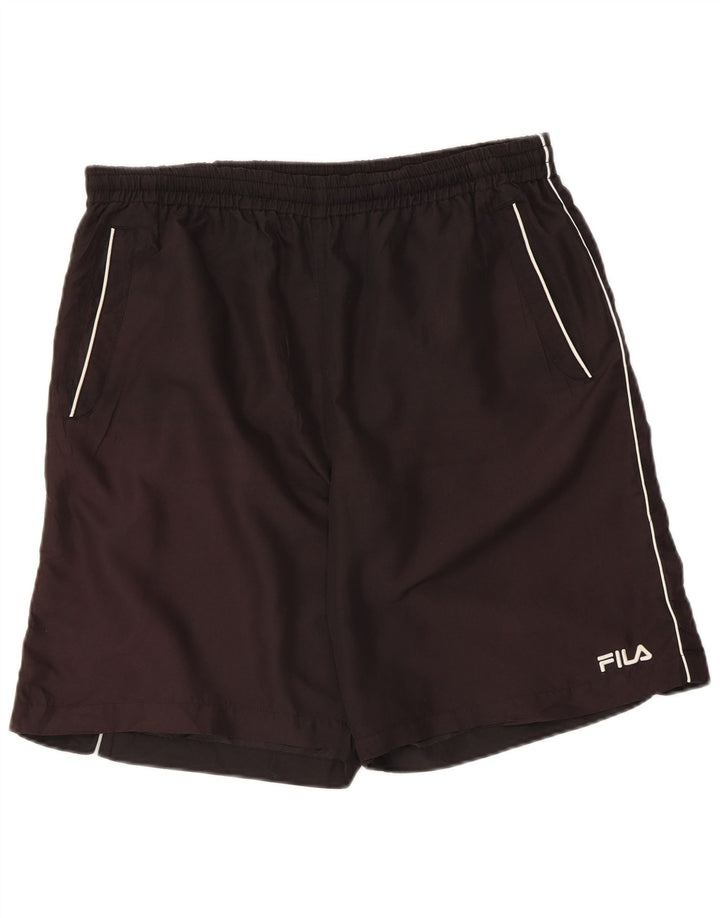 Fila Shorts deportivos para hombre XL Poliéster negro