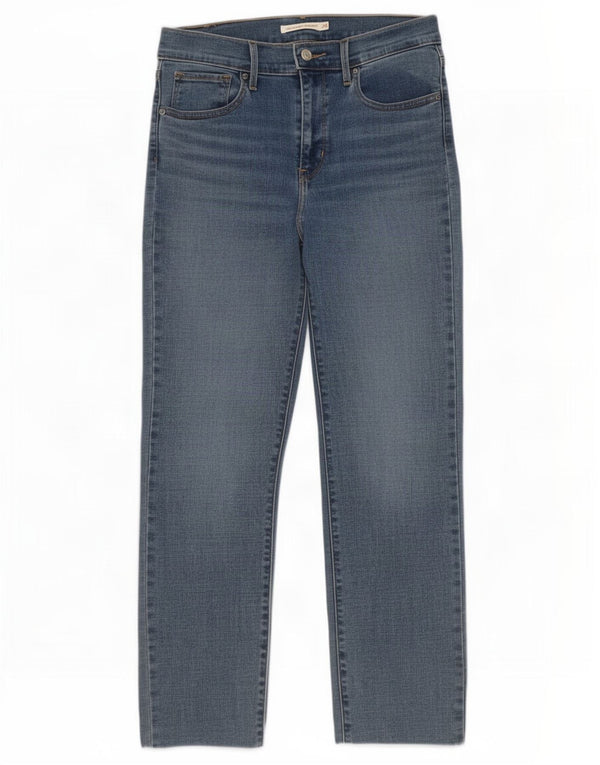 Levi's Mujer 724 Vaqueros Rectos De Tiro Alto W29 L28 Algodón Azul