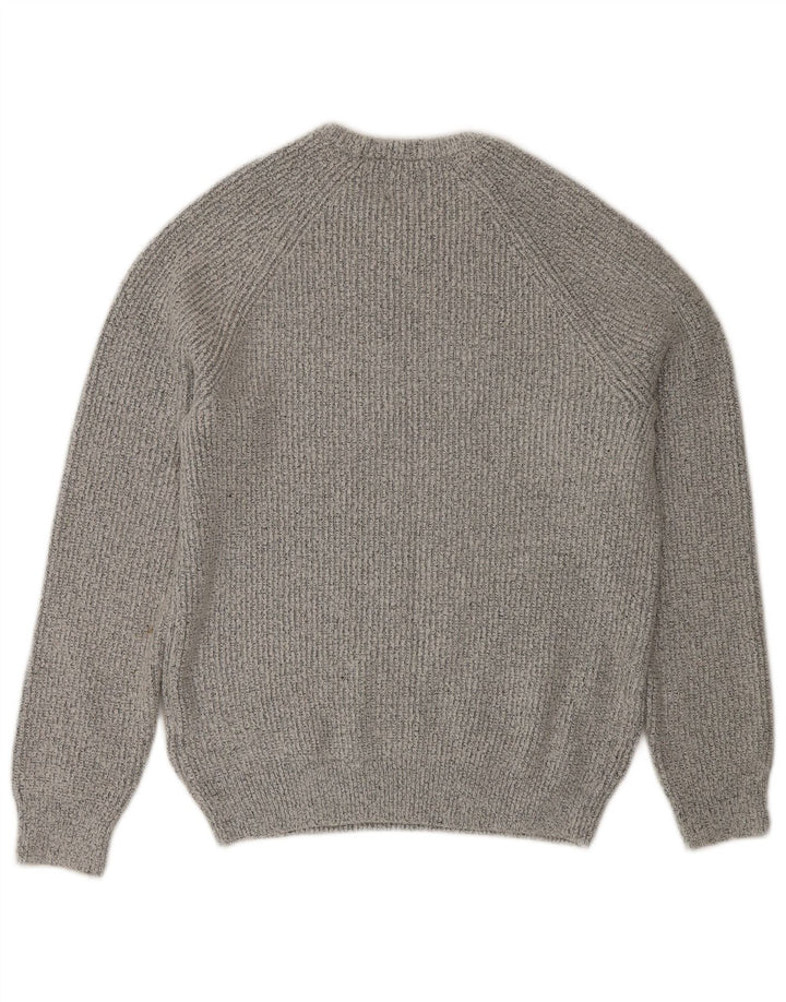 Marks & Spencer - Jersey de cuello redondo para mujer, talla 40, color gris medio moteado