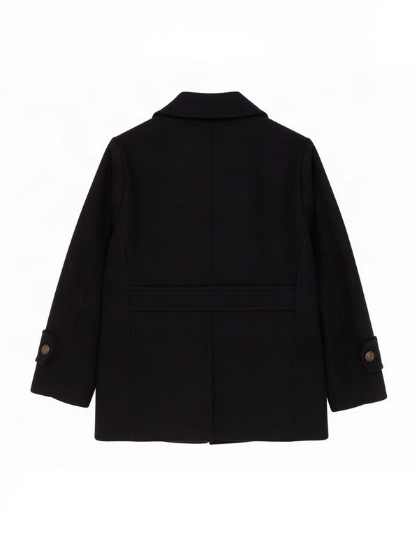 Zara Mujer Chaquetón UK 40 2XL Azul Marino Poliéster
