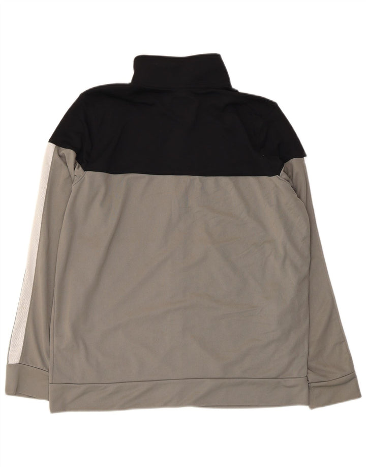 UNDER ARMOUR Chaqueta de chándal para hombre con bloques de color gris grande