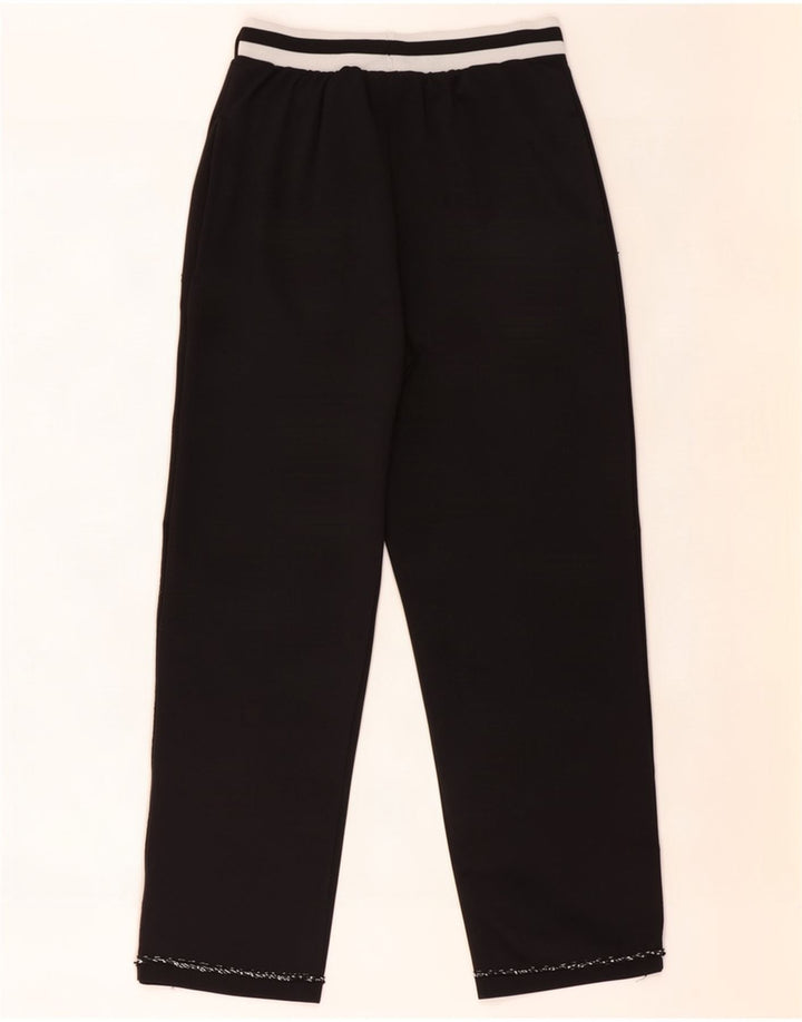 Fila Pantalón De Chándal Para Hombre Grande Negro Colorblock Poliéster