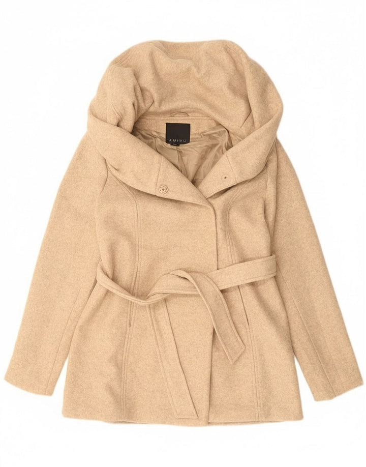 Abrigo para mujer AMISU EU 40 Poliéster beige medio