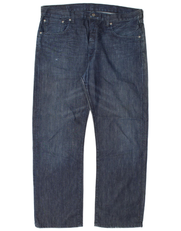 Levi's Vaqueros rectos 501 para hombre W38 L30 Algodón azul marino