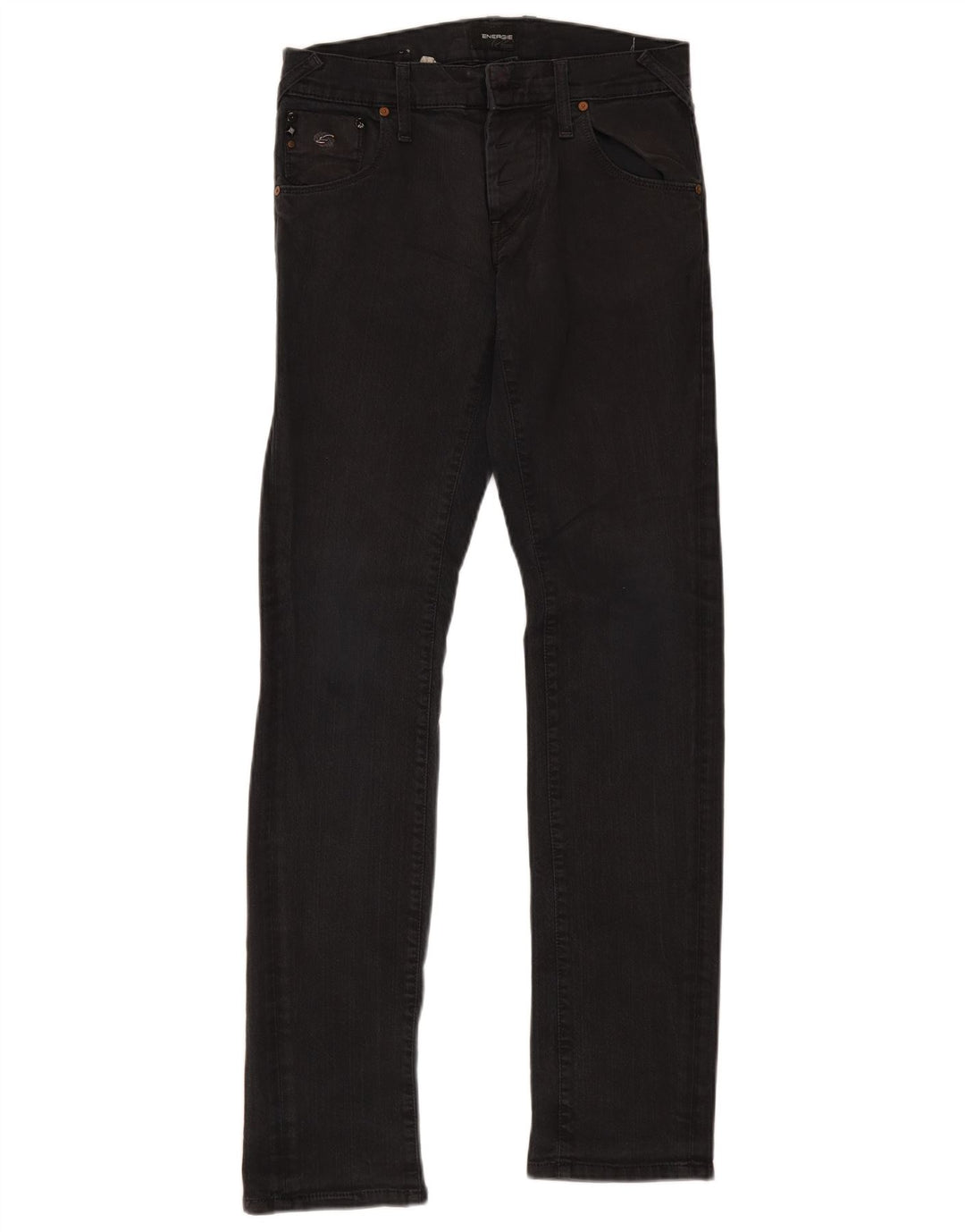 Vaqueros ajustados para mujer Energie W32 L36 Algodón negro