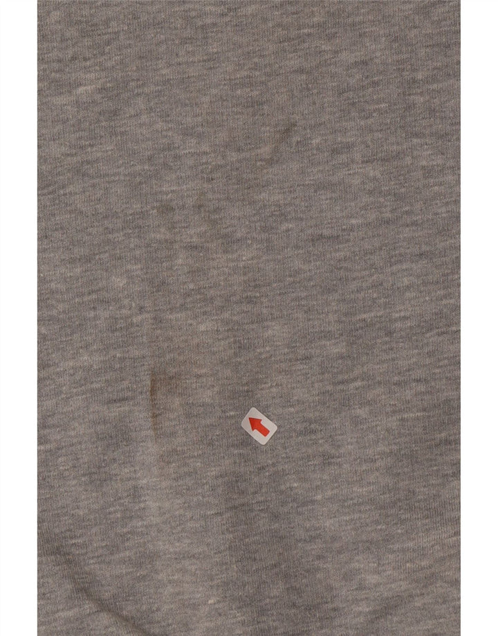 New Balance Hombre Sudadera Gráfica Jumper Small Gris Algodón