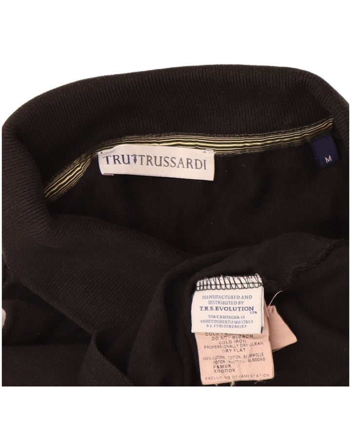 Polo Trussardi Hombre Algodón Negro Mediano
