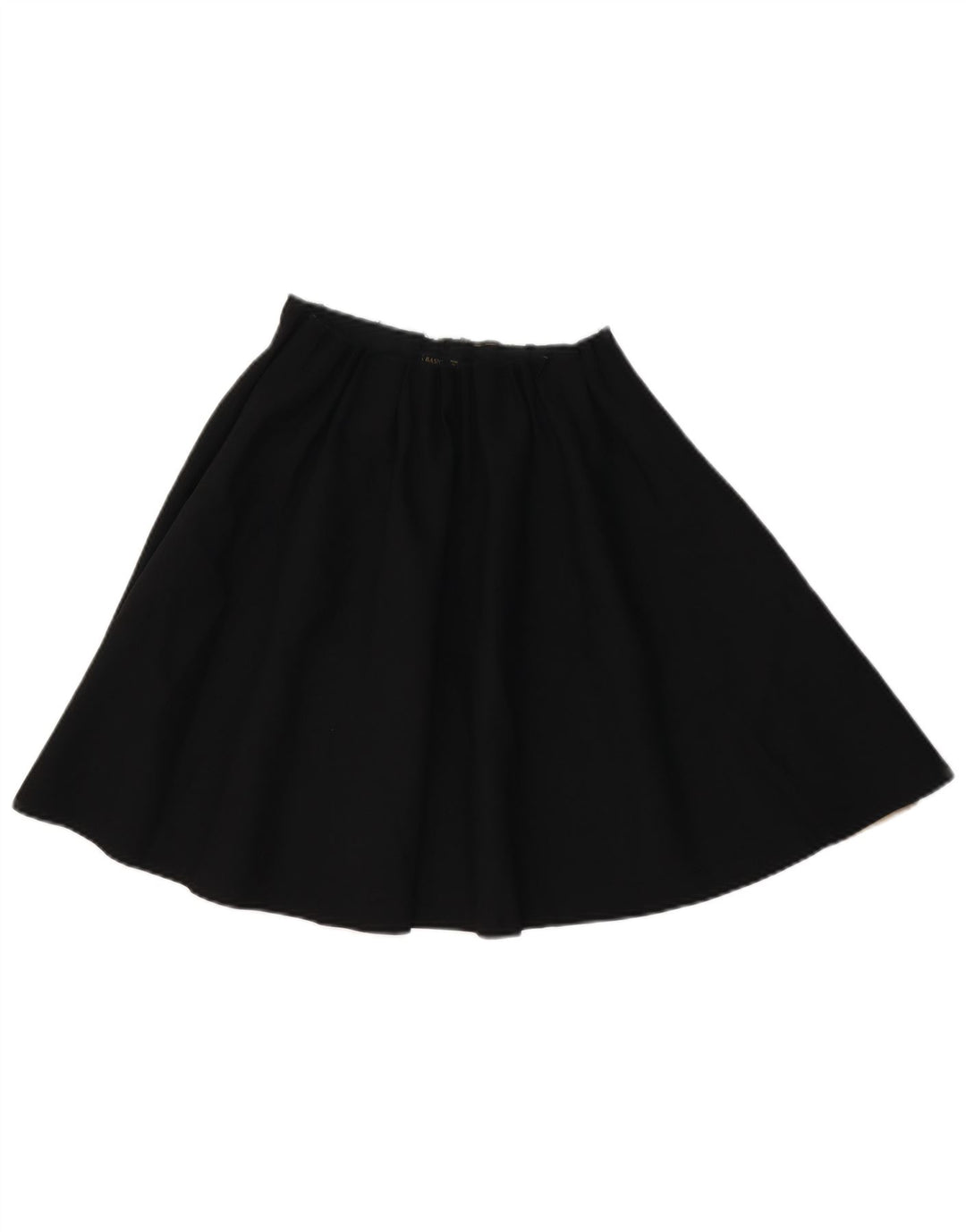Zara Mujer Falda Acampanada Mediana W28 Negro
